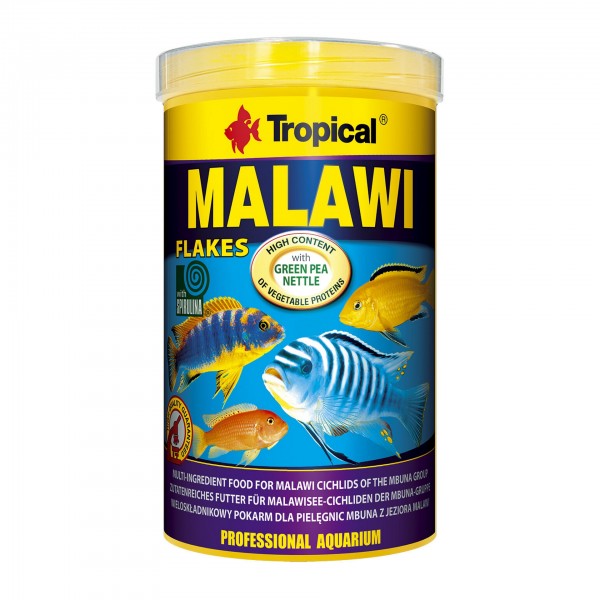 Fischfutter TROPICAL Malawi Flakes, 1 Liter