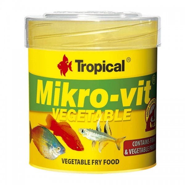 Fischfutter TROPICAL Mikrovit Vegetable 50 ml