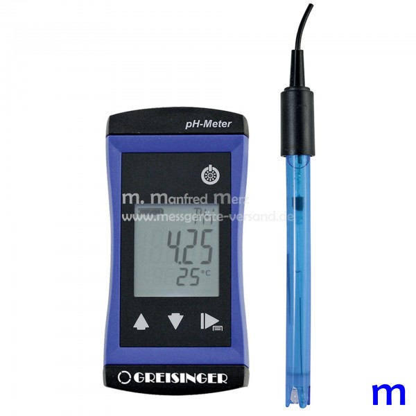 Greisinger pH-Messgerät G 1500 mit pH-Elektrode GE 11 WD (Art.Nr. GR-609850)