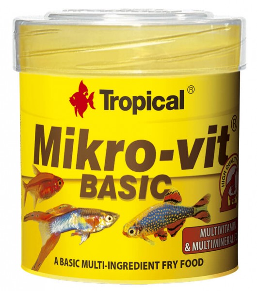 Jungfischfutter Tropical Mikrovit Basic 50 ml