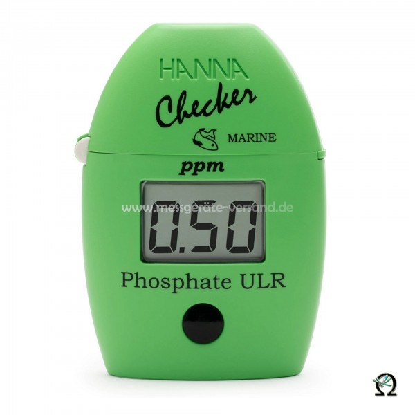 Mini-Photometer Checker HI774 f. Phosphat Ultraniedrig im Meerwasser (0,00-0,90 mg/l)