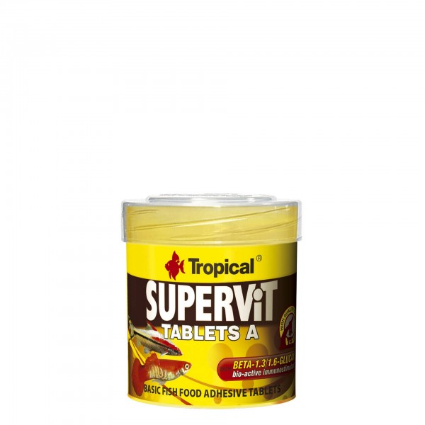 Fischfutter TROPICAL Supervit Tablets A, 50 ml