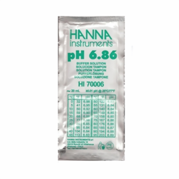 Hanna Pufferlösung HI70006 pH 6,86 Portionsbeutel