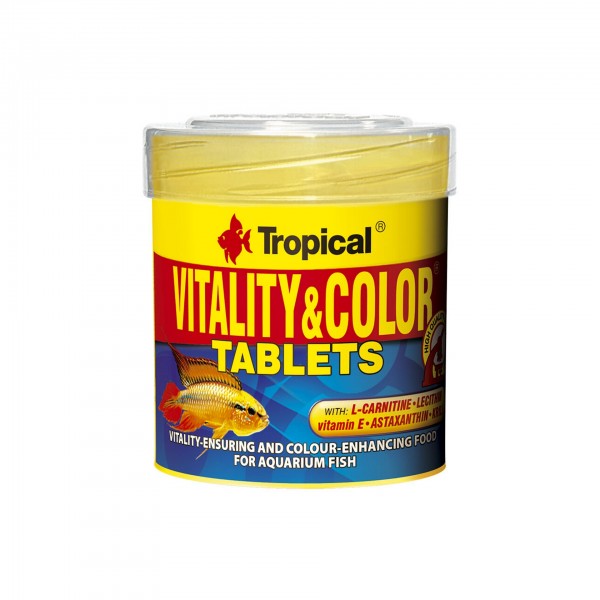 Zierfischfutter Tropical Vitality & Color Tablets, 50 ml