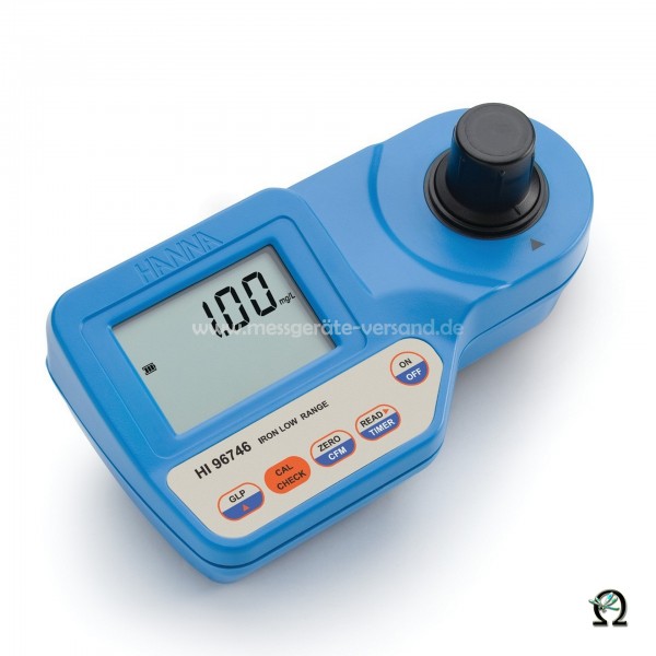 Kompakt-Photometer HI96746 für Eisen Niedrig, 0,00-1,60 mg/l