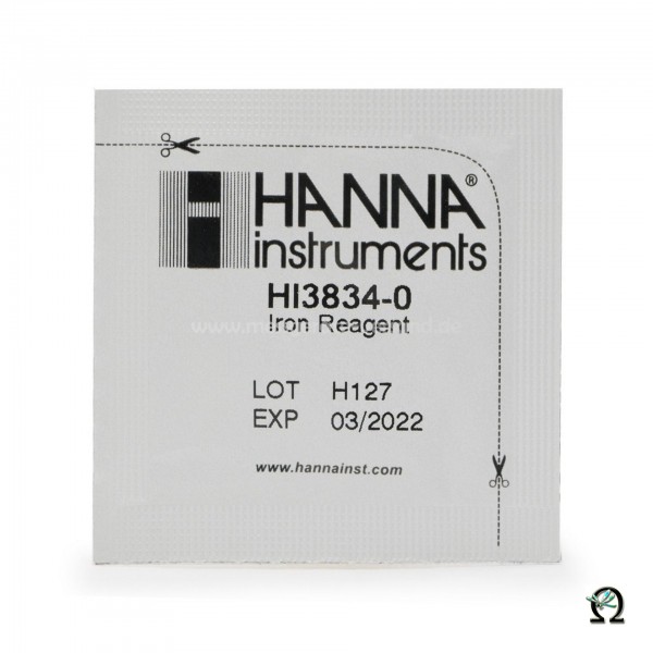 Reagenzien HI38040-100 für Hanna Checker Disc Testkit Eisen mittlerer Bereich 100 Tests